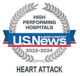 High Performing badge for Heart Attack